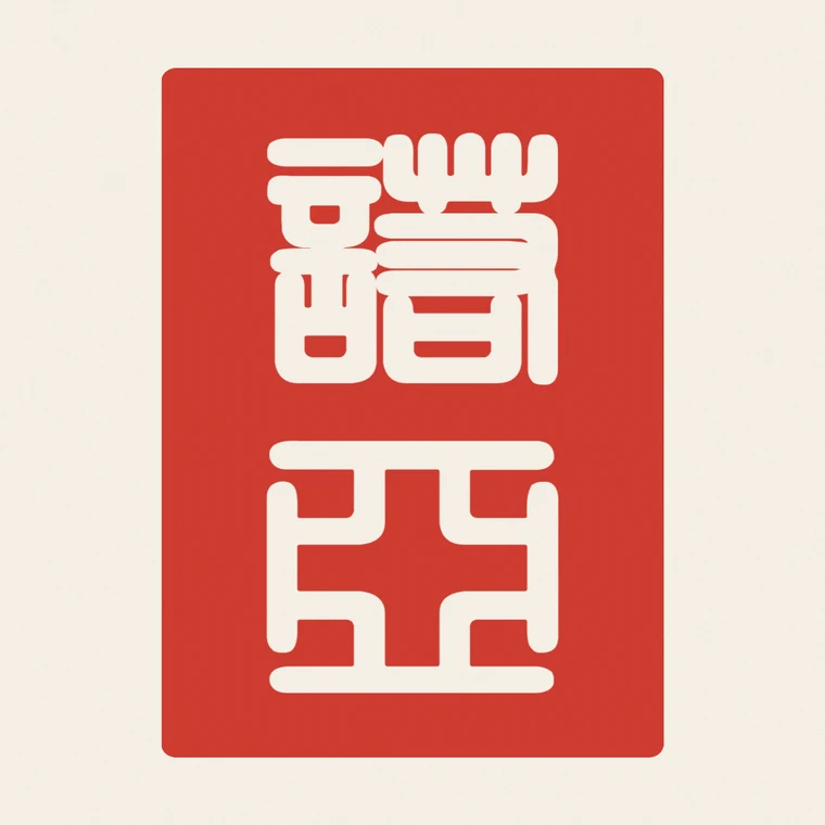 Hand-carved seal